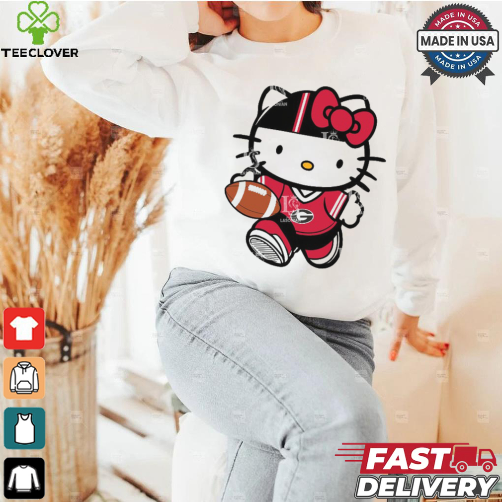 Georgia Bulldogs Cute Hello Kitty Football shirt Georgia Bulldogs Cute Hello Kitty Football shirt