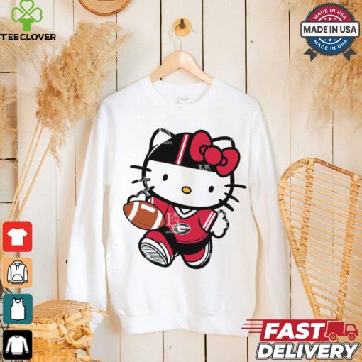 Georgia Bulldogs Cute Hello Kitty Football shirt