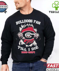 Georgia Bulldogs Fan Till I Die 1892 2024 Shirt