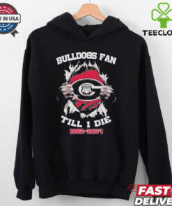 Georgia Bulldogs Fan Till I Die 1892 2024 Shirt