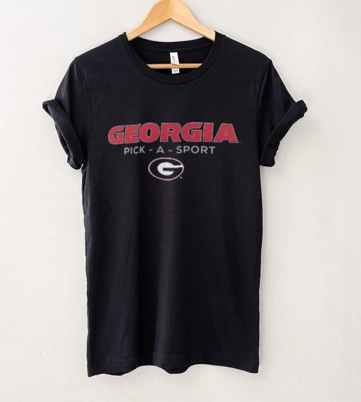 Georgia Bulldogs Fanatics Branded Personalized Authentic Pick A Sport T Shirt