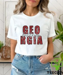 Georgia Bulldogs Faux Sequin Appliqué Shirt