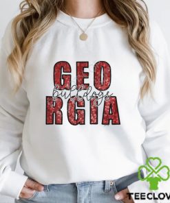 Georgia Bulldogs Faux Sequin Appliqué Shirt