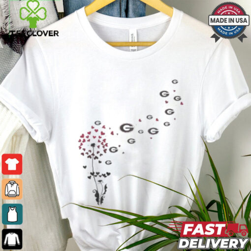 Georgia Bulldogs Floral Dandelion Shirt
