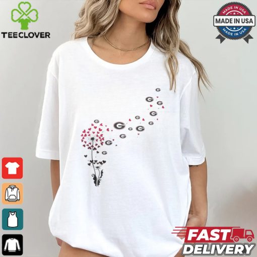 Georgia Bulldogs Flower Shirt