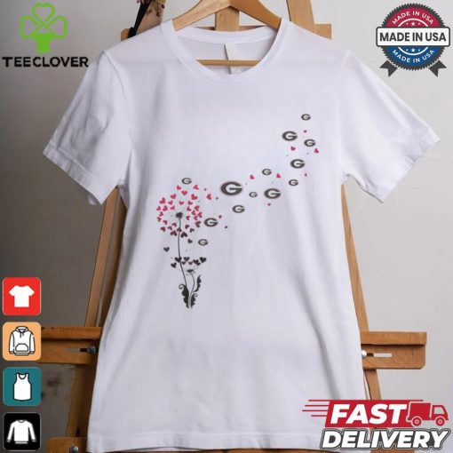 Georgia Bulldogs Flower Shirt