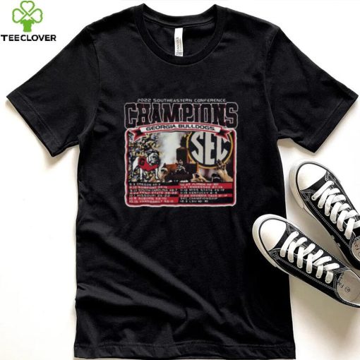 Georgia Bulldogs Football 2022 Southeastern Conference Champions Shirt