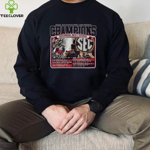 Georgia Bulldogs Football 2022 Southeastern Conference Champions Shirt