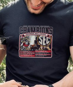 Georgia Bulldogs Football 2022 Southeastern Conference Champions Shirt