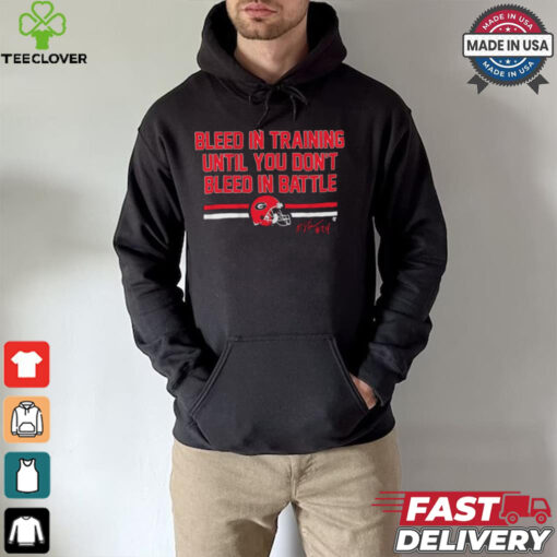 Georgia Bulldogs Football Malaki Starks Bleed in Training Until You Don’t Bleed In Battle Signature t shirt