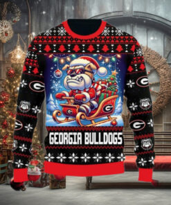 Georgia Bulldogs Football NCAA Ugly Christmas Sweater