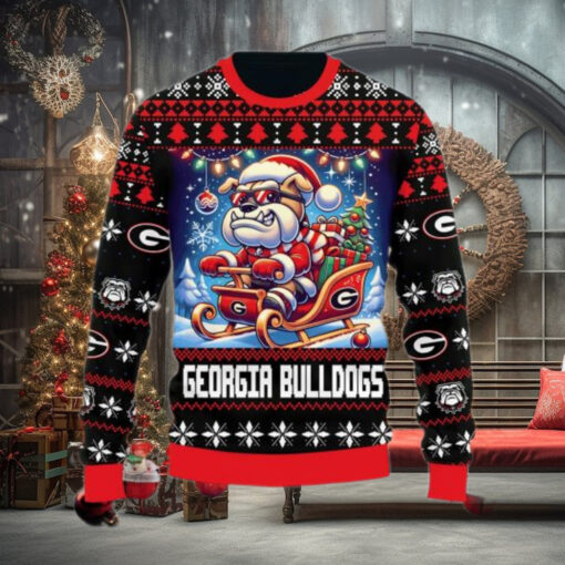 Georgia Bulldogs Football NCAA Ugly Christmas Sweater