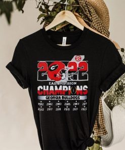 Georgia Bulldogs Football SEC 2022 East Division Champions matchup T Shirt