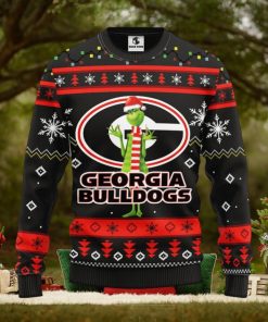 Georgia Bulldogs Funny Grinch Christmas Ugly Sweater
