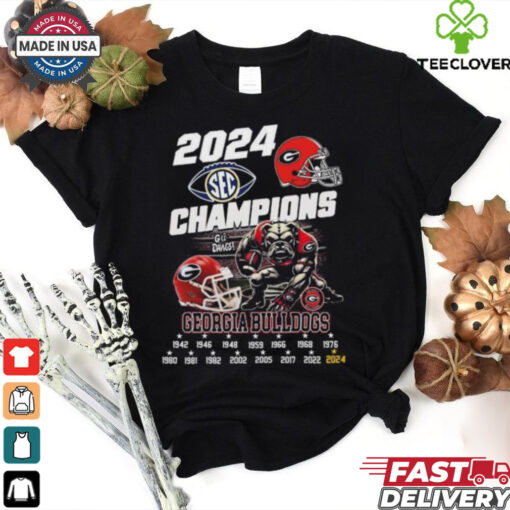 Georgia Bulldogs Go Dawgs Southeastern Conference Champions 2024 T Shirt
