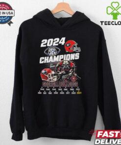 Georgia Bulldogs Go Dawgs Southeastern Conference Champions 2024 T Shirt