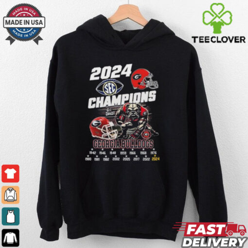 Georgia Bulldogs Go Dawgs Southeastern Conference Champions 2024 T Shirt