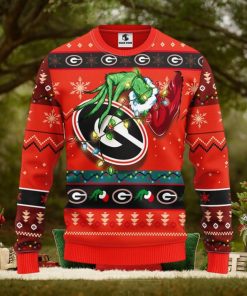 Georgia Bulldogs Grinch Christmas Ugly Sweater