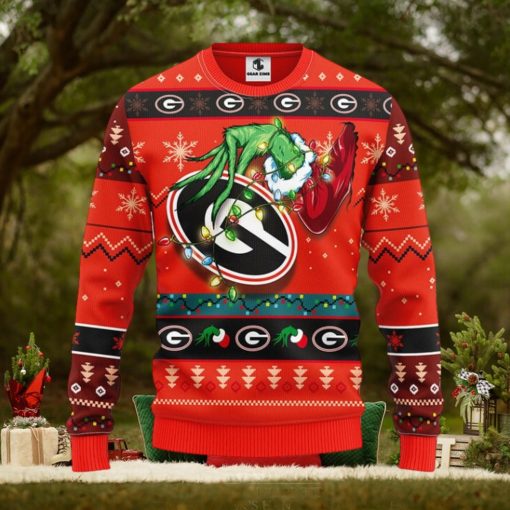 Georgia Bulldogs Grinch Christmas Ugly Sweater