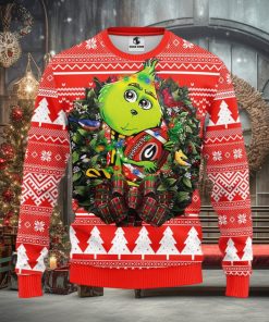 Georgia Bulldogs Grinch Hug Christmas Ugly Sweater