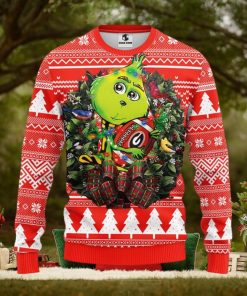 Georgia Bulldogs Grinch Hug Christmas Ugly Sweater