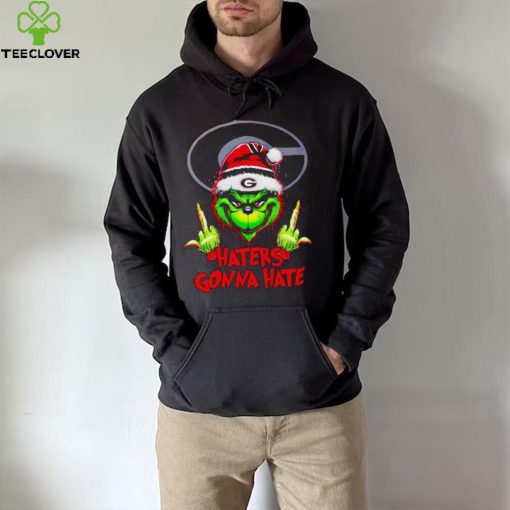 Georgia Bulldogs Grinch middle finger haters gonna hate hoodie, sweater, longsleeve, shirt v-neck, t-shirt