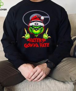 Georgia Bulldogs Grinch middle finger haters gonna hate hoodie, sweater, longsleeve, shirt v-neck, t-shirt