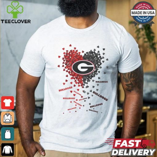 Georgia Bulldogs Heart Shirt