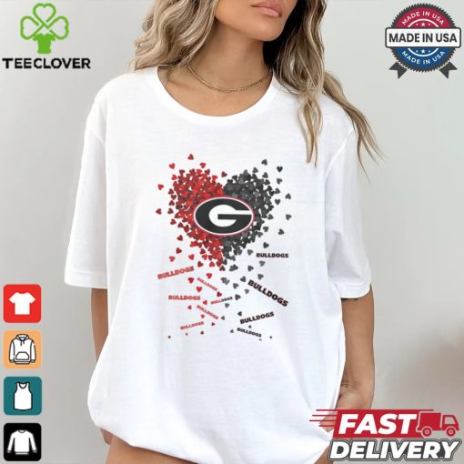 Georgia Bulldogs Heart Shirt