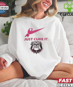 Georgia Bulldogs Just Cure It 2024 T Shirt White