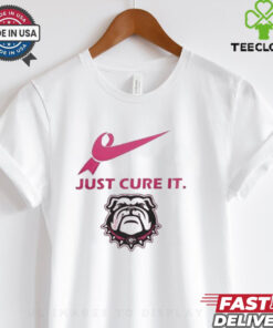 Georgia Bulldogs Just Cure It 2024 T Shirt White