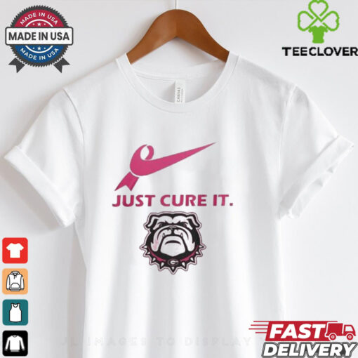 Georgia Bulldogs Just Cure It 2024 T Shirt White