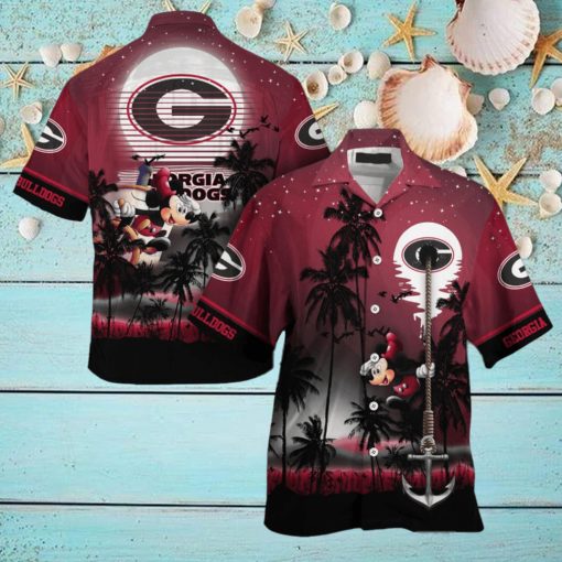 Georgia Bulldogs NCAA 3D Printed Hawaiian Shirt For Men Women