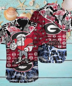 Georgia Bulldogs NCAA All Over Print Classic Hawaiian Aloha Shirt