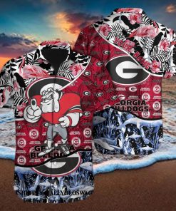 Georgia Bulldogs NCAA All Over Print Classic Hawaiian Aloha Shirt