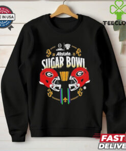 Georgia Bulldogs NCAA Bowl Games 2024 2025 Allstate Sugar Bowl Helmet T Shirts