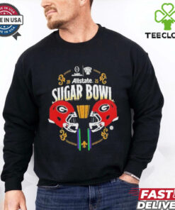 Georgia Bulldogs NCAA Bowl Games 2024 2025 Allstate Sugar Bowl Helmet T Shirts
