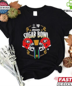 Georgia Bulldogs NCAA Bowl Games 2024 2025 Allstate Sugar Bowl Helmet T Shirts