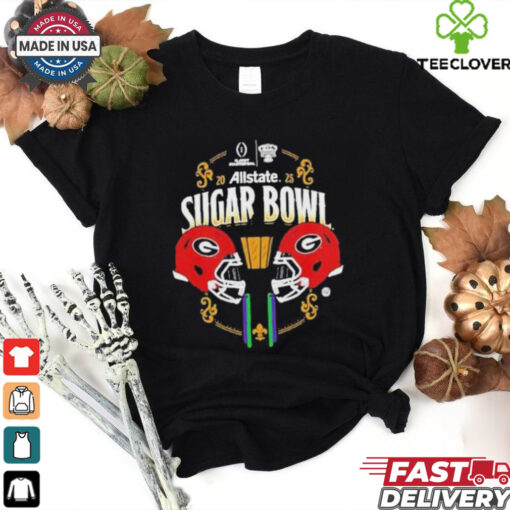 Georgia Bulldogs NCAA Bowl Games 2024 2025 Allstate Sugar Bowl Helmet T Shirts