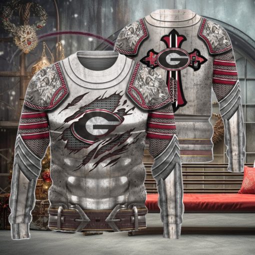 Georgia Bulldogs NCAA New Style Knitted Christmas Sweater For Fans
