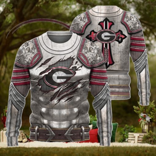 Georgia Bulldogs NCAA New Style Knitted Christmas Sweater For Fans