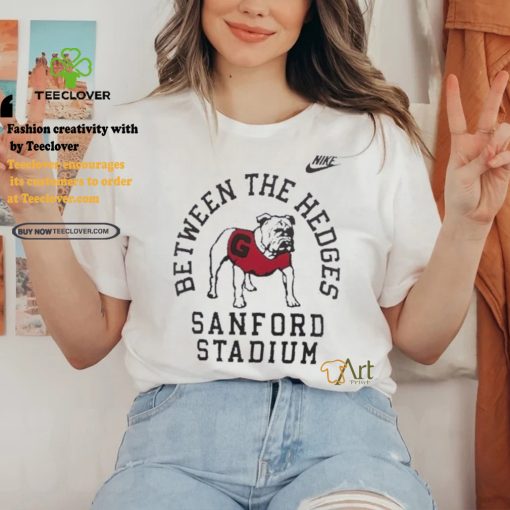 Georgia Bulldogs Nike Between The Hedges Sanford Stadium Shirt