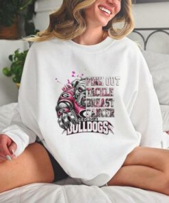 Georgia Bulldogs Pink Out Tackle Breast Cancer 2024 T hoodie, sweater, longsleeve, shirt v-neck, t-shirt