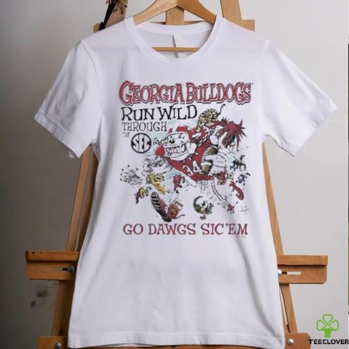 Georgia Bulldogs Run Wild Through The SEC Go Dawgs Sic ‘Em Shirt