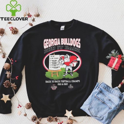 Georgia Bulldogs Run it Back 2021 2022 CFP National Champions shirt
