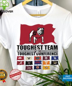 Georgia Bulldogs SEC toughest team toughest conference flags Classic T shirt