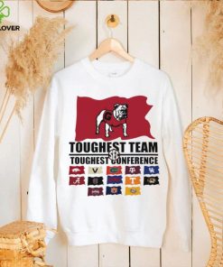 Georgia Bulldogs SEC toughest team toughest conference flags Classic T hoodie, sweater, longsleeve, shirt v-neck, t-shirt