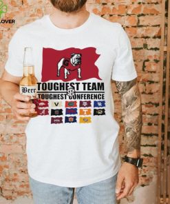 Georgia Bulldogs SEC toughest team toughest conference flags Classic T hoodie, sweater, longsleeve, shirt v-neck, t-shirt