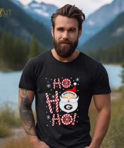 Georgia Bulldogs Santa Claus ho ho ho shirt 4 Georgia Bulldogs Santa Claus ho ho ho shirt
