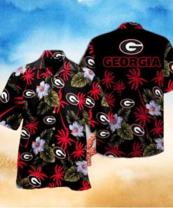 Georgia Bulldogs Summer Tropical Combo Hawaiian Shirt